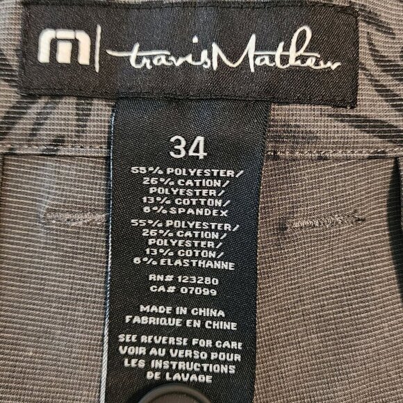 New Travis Mathew men size 34  athleisure golf shorts gray Power Lounging - Picture 8 of 14
